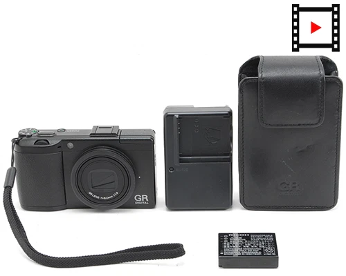 [ALMOST UNUSED w/Case] Ricoh GR Digital III 10.0MP Compact Camera From JAPAN