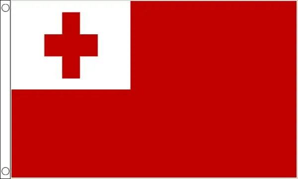 Cortina ataúd bandera Tonga National 8 ft x 5 ft con envío rápido
