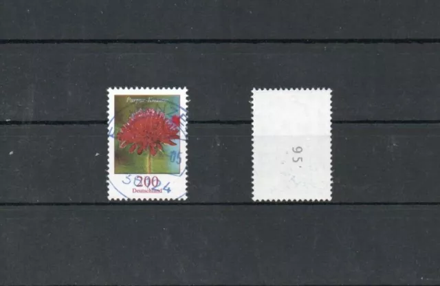 BRD, Bund, Ds Blumen 200 Ct. Purpur-Knautie, Mi. 3556 mit Zählnummer, gestempelt