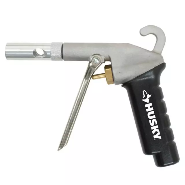 Husky High Performance Blow Gun with Ultimate Flow Tip Cast Aluminum Body