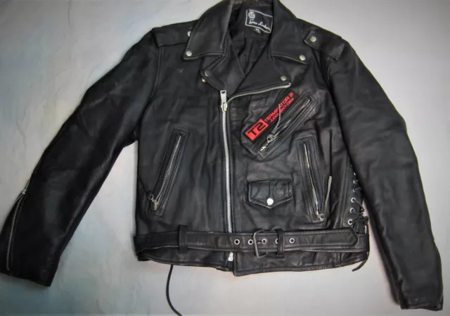 T2 Terminator 2/ Film/Movie Jacket /Biker Design /44 / Swarzennager / Crew Gift