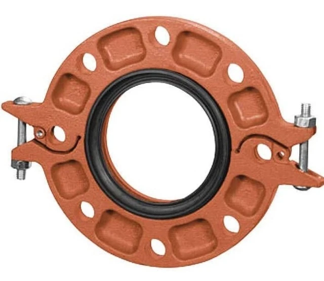 SPF/Anvil Intl. F-3 4" Grooved Flange Adapter W/Accessory Pack Gruvlock NEW!