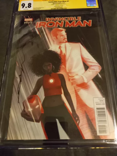 INVINCIBLE IRON MAN  1 - 9.8 CGC signature Series  Jeff Dekal    Ironheart cover