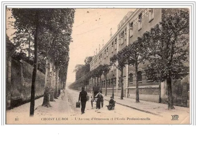 94.Choisy-Le-Roi.l'avenue D'ormesson Et L'ecole Professionnelle.