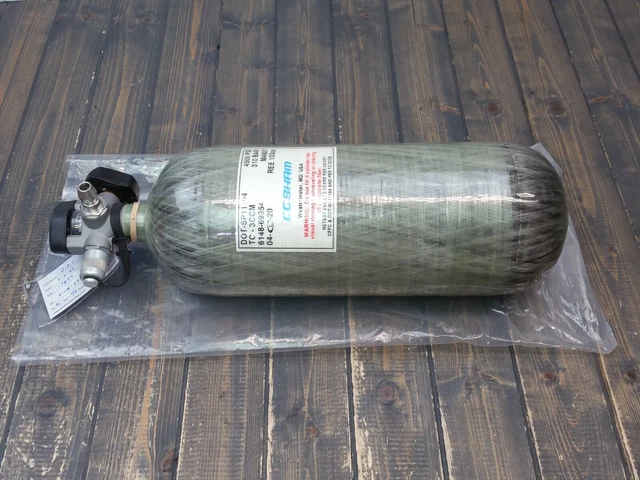 SCBA Air Pack Air Only Bottle Cylinder Tank 4500 P.S.I. 310BAR M4927 REE 103cc
