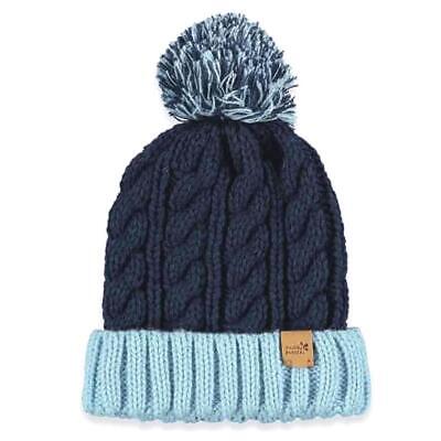 Muddy Puddles Kids Cable Knit Bobble Hat