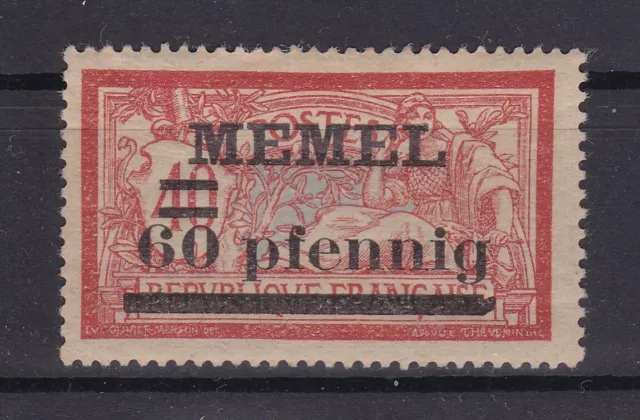 Memel Mi Nr. 24y I *, Mi 35 Euro