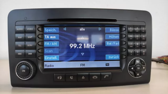 Mercedes W164 COMAND Navigation Radio CD NTG 2  A1648202279 BE6094