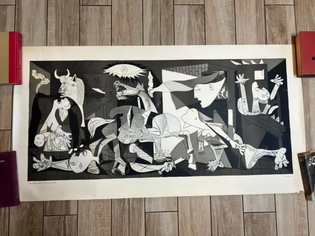 VTG 50's Picasso Guernica HUGE Offset Litho Stedelijk Museum Amsterdam Art Print