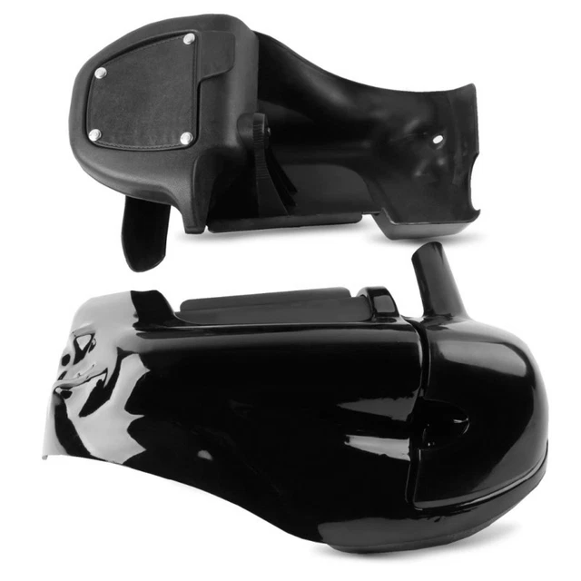 Carénage De Jambes Avec Prise D'air Pour Harley Touring 1983-2013 - Noir Mat, En ABS, Avec Boîte à Gants Et Volets Réglables - 13