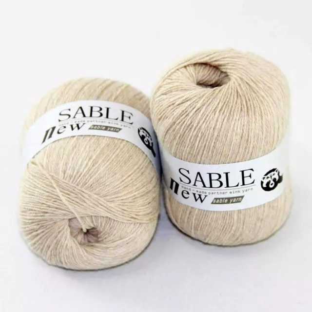 Sale 2X50gr Balls Super Warm Pure High Cashmere Blankets Rugs Crochet Yarn 15