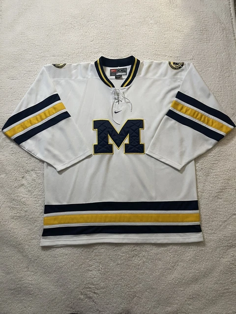 Nike Michigan Wolverines Mens Hockey Jersey Size XXL