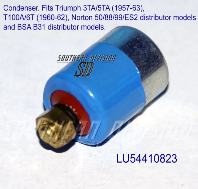 LU54410823 Condensor LUCAS Norton BSA B31 Triumph 3TA 5TA distributor 6T 60-62