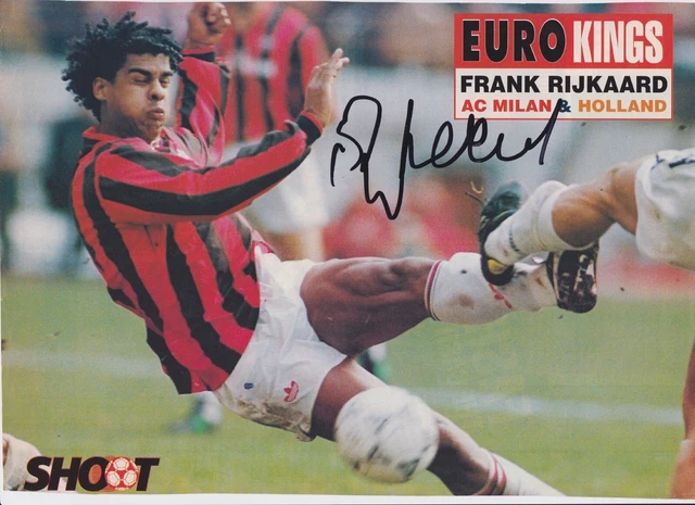 AC Milan - Coupe d'Europe de Football - Frank Rijkaard