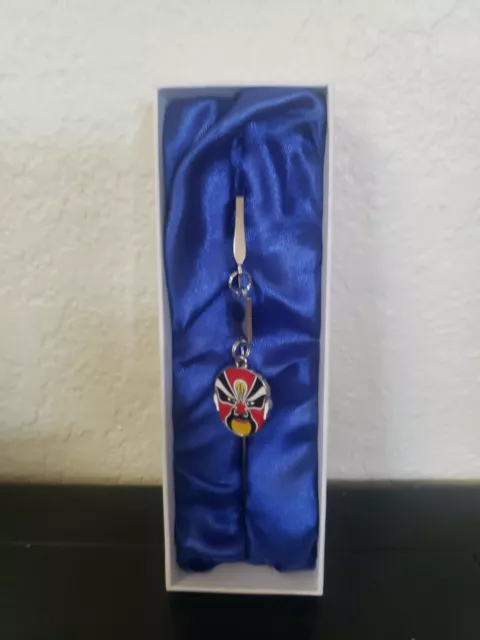 Chinese Opera Mask Enamel Metal Bookmark Beijing Opera