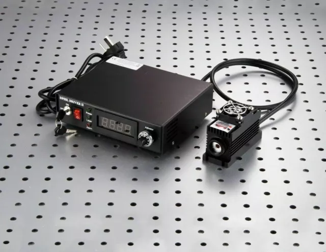 980nm 3W Infrared Laser Dot Module TTL Analog TEC w/ Power Supply 85V-265V