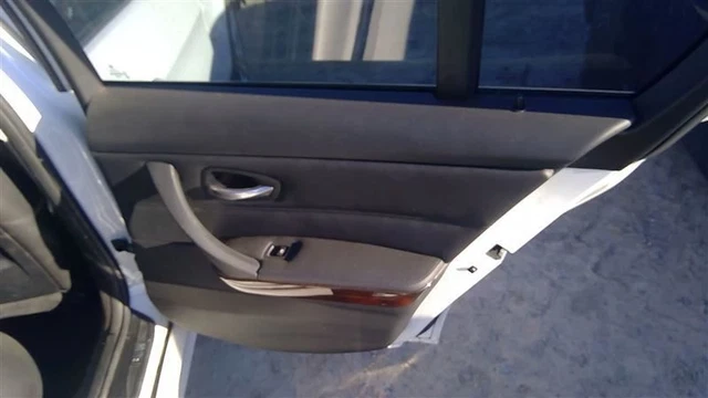 Black Leather Right Rear Door Trim Panel 51427217580 Fits 06-11 BMW 328I E90 OEM
