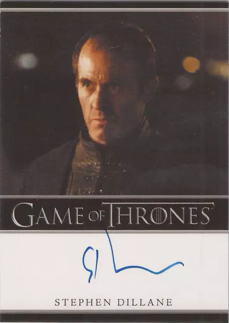 Game of Thrones Season 2 - Stephen Dillane "Stannis Baratheon" Autograph Card