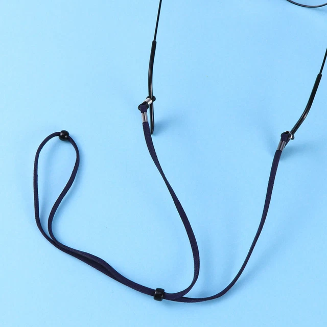 Gafas de cuero cuerda antideslizante decoración soporte para gafas cuerda para mujer dama