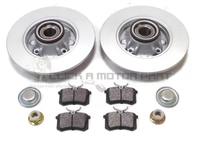 Peugeot 308 Sw Estate Rear Brake Discs & Pads Wheel Bearings Abs Ring Check Size