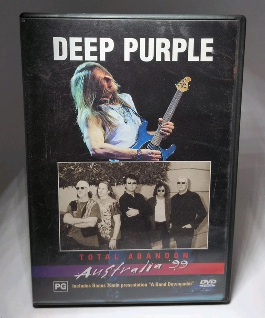 DEEP PURPLE TOTAL Abandon Australia '99 DVD BRAND NEW/SEALED