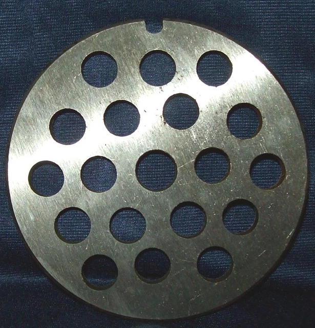 Reber Grille Hachoir N°32 – Acier C55 Trou 4.5 Mm Diamètre 100 Mm Pour Hachoir Viande Professionnel