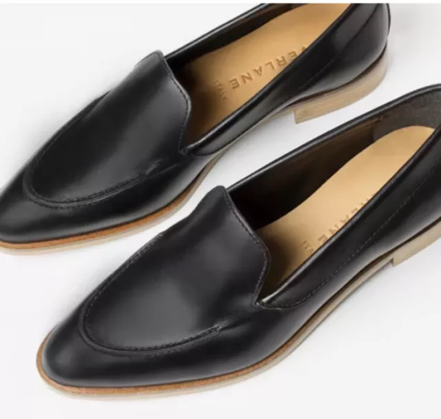 Everlane Women's The Modern Loafer in Black Size 9.5 Shoes NEW