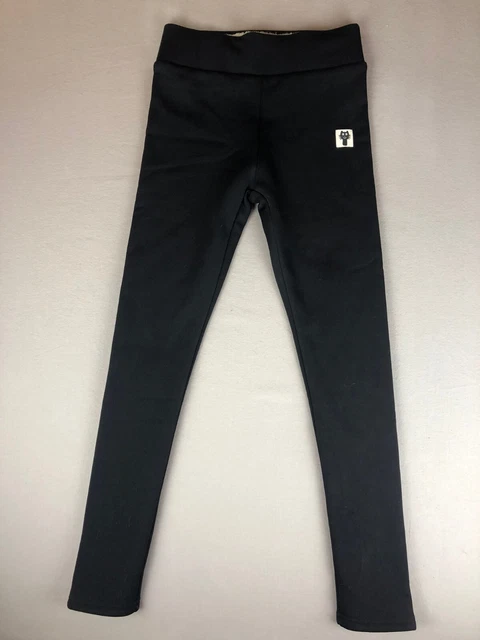 Youth Girls Pants sz 14-16 Fleece Lined Joggers Yoga Cat Logo