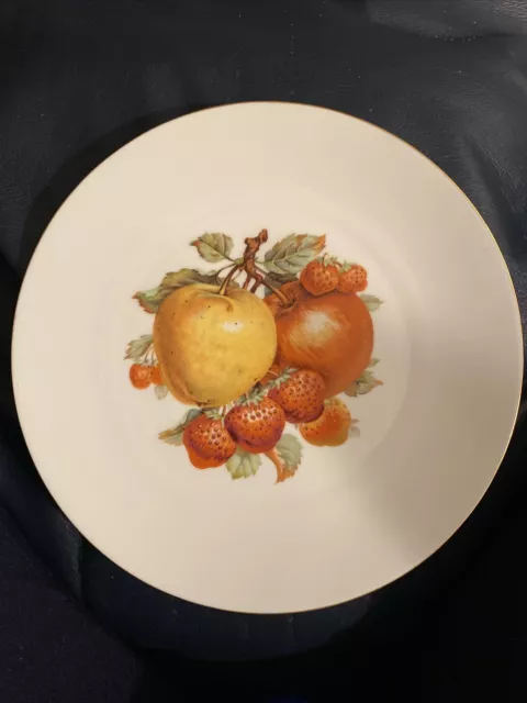 Vintage Bareuther Waldsassen Bavaria-Germany 7.75” Fruit Plate
