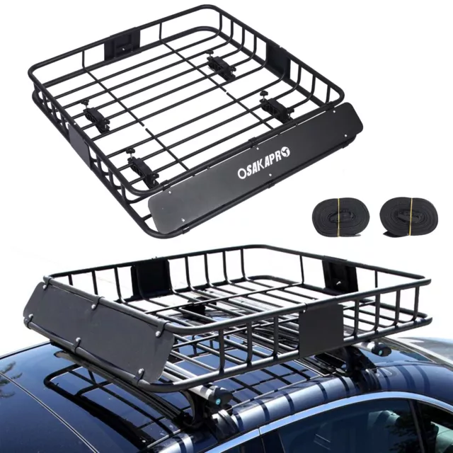 43*39*6" Rooftop Storage Rack Cross Bars Cargo Basket Extend Carrier for Toyota