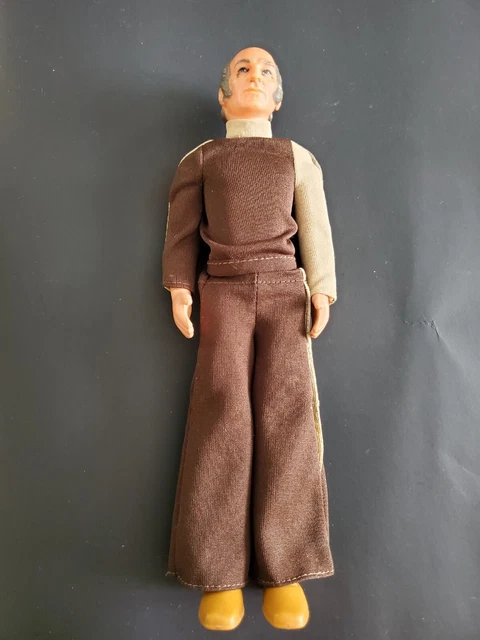 MATTEL 1970s SPACE 1999 PROFESSOR BERGMAN 9" ACTION FIGURE