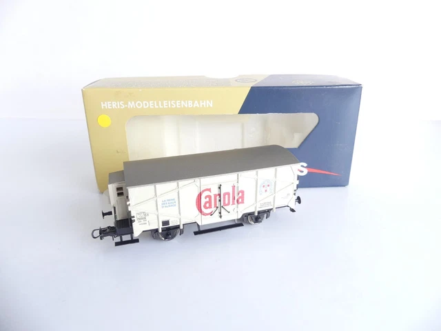 HO] : Coffret de 2 wagons primeurs 10T, rouge Sideros, SNCF, Ep. IIIa