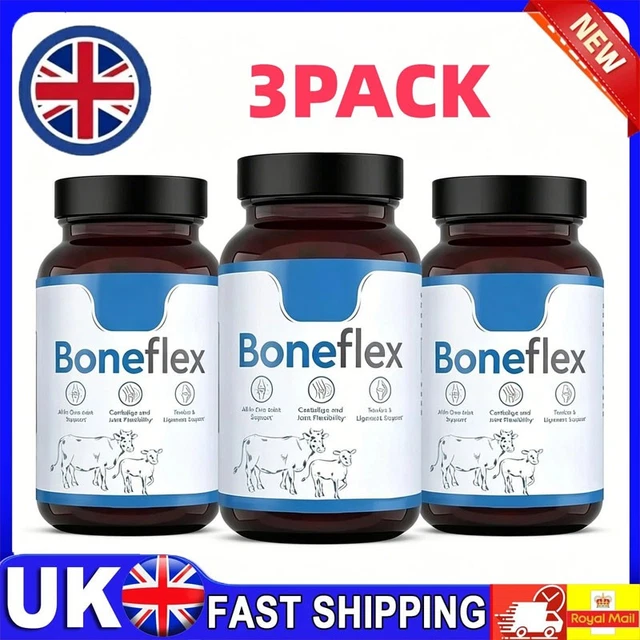 3 PACK BONEFLEX Joint Care Dietary Supplement Cartilage Support 60 ...