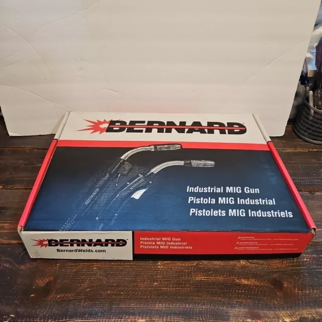 BERNARD Q3015AE9HMC Semi-Automatic MIG GUN 300A 15ft 1.4MM BTB GAUGE WELDING