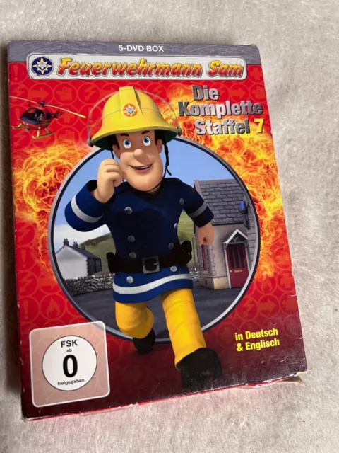 Feuerwehrmann Sam - Die komplette Staffel 7 | 5-DVDs | Zustand akzeptabel | DVD