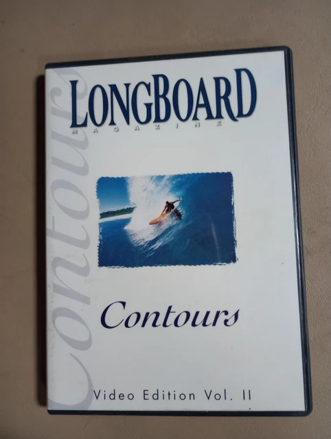 Longboard Magazine: 🏄 Contours Vol. 2 II Video Edition Surf DVD 1999 RARE ☀OBO