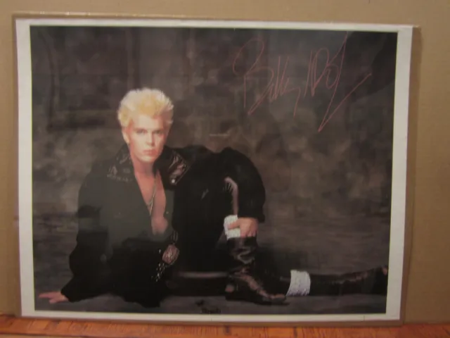 Vintage Billy Idol poster english rock musician  3743