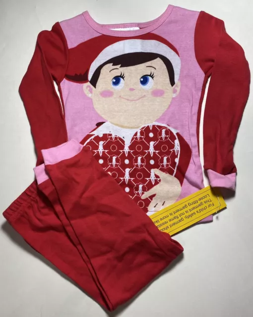NWT ELF on the SHELF PJs Pajamas 2T Girls Boys Snug Fit  Christmas Holiday