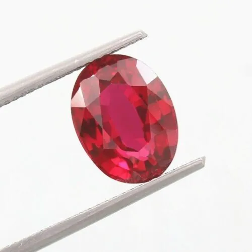 AAA Natural Flawless Red Mozambique Ruby Loose Oval Gemstone Cut 11x8 MM