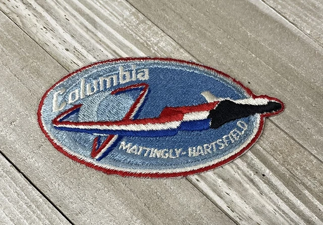 Vintage NASA Columbia Space Shuttle MATTINGLY HARTSFIELD PATCH