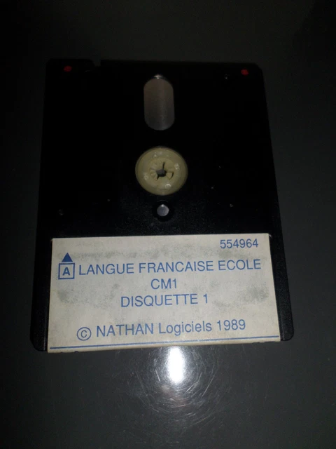 Jeu Amstrad CPC 6128 – Langue Française CM1 – Nathan, école
