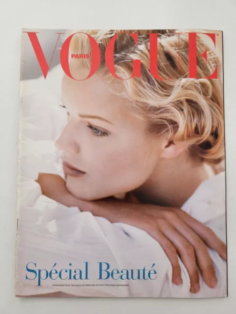 Magazine mode fashion Supplément du VOGUE PARIS octobre 1992 spécial beauté