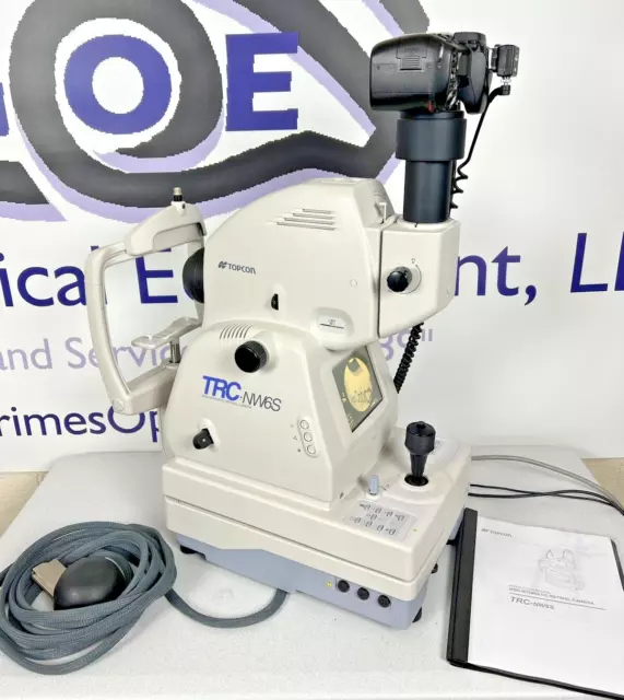 Topcon TRC-NW6S Non-Mydriatic Retinal Fundus Camera with Nikon D80,