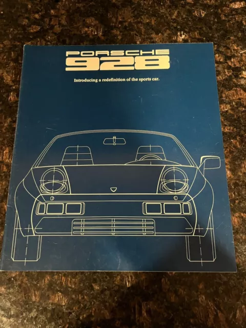 Original Porsche 828 Sales Brochure