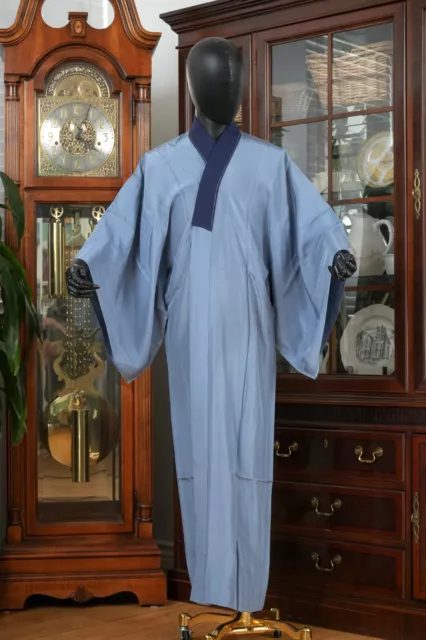 Dear Vanilla Japanese Juban Undergown Men's Kimono Authentic Vintage Japan Mint