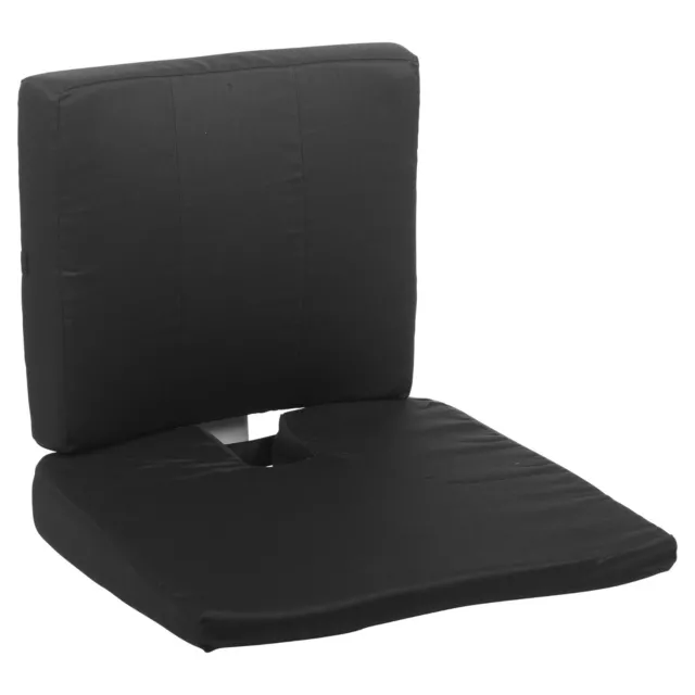 Schwarz Orthopädische Memory Foam Stuhl Sitzkissen Haltung Linderung Rückenschmerzen Keil 2