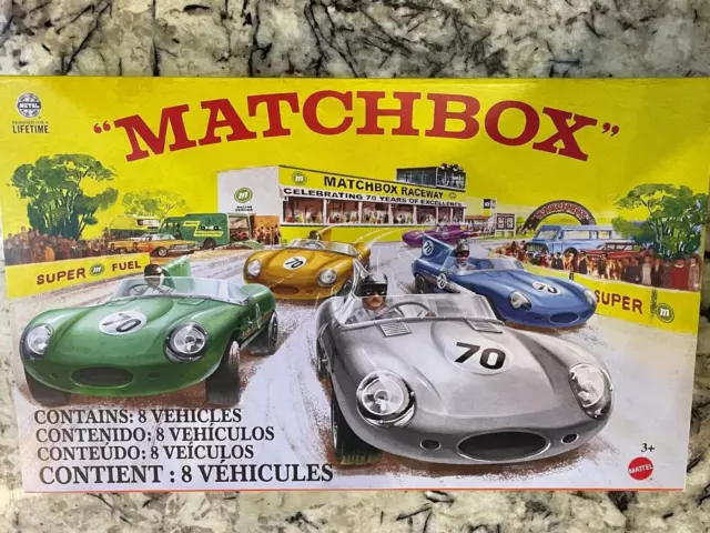 Matchbox 70 Years Special Edition 8 Car Set - New Sealed