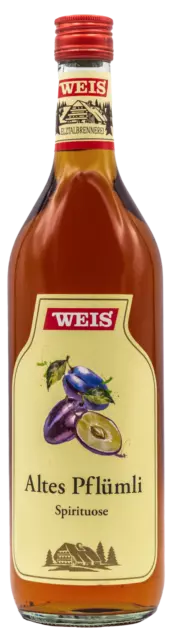 (20,95€/L) Weis Altes Pflümli, Obstbrand, 1 Liter