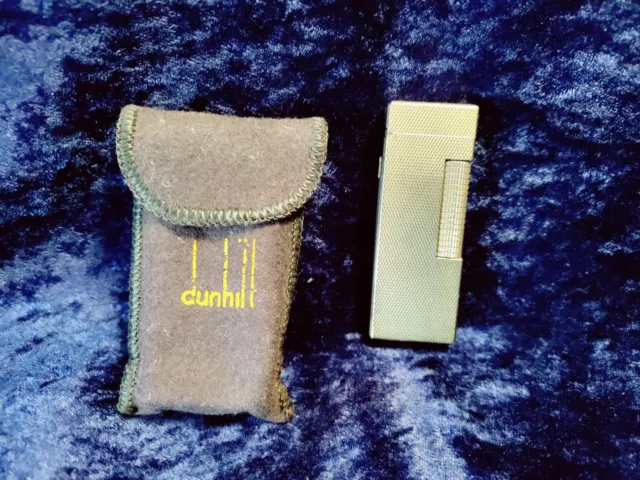 Dunhill rollagas lighter gold working