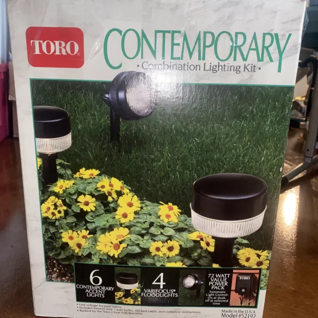 Toro Low-Voltage Contemporary Combination Lighting Kit New In Box 1992
